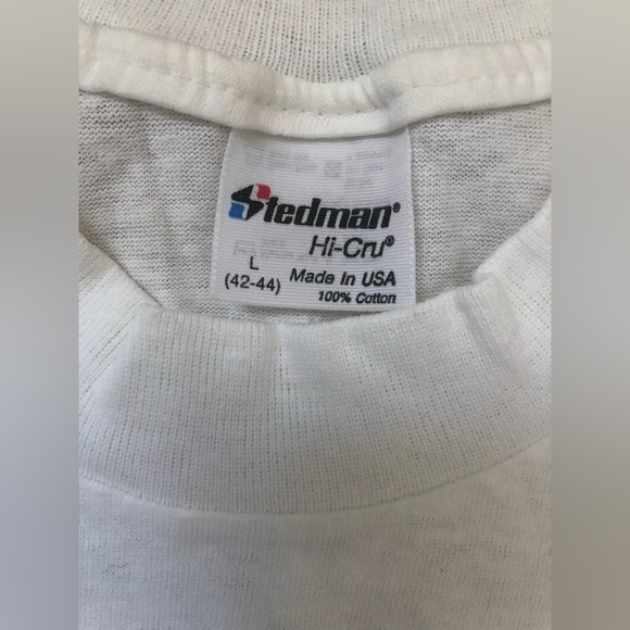 Sherlock Holmes Uk Detective Tee Shirt Sz L Unisex White/Black USA Stedman NWOT - Picture 3 of 5